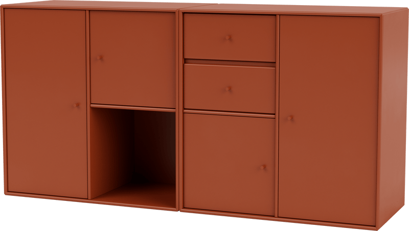 Couple Sideboard - Wall Mounted - Montana - Shelving - Anthracite - HORNE