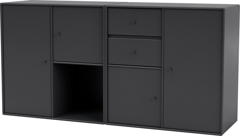 Couple Sideboard - Wall Mounted - Montana - Shelving - Anthracite - HORNE