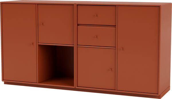 Couple Sideboard - With Plinth Base - Montana - Shelving - Hokkaido - 1.2" - HORNE