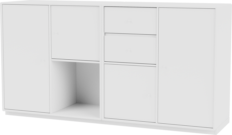 Couple Sideboard - With Plinth Base - Montana - Shelving - Anthracite - 1.2