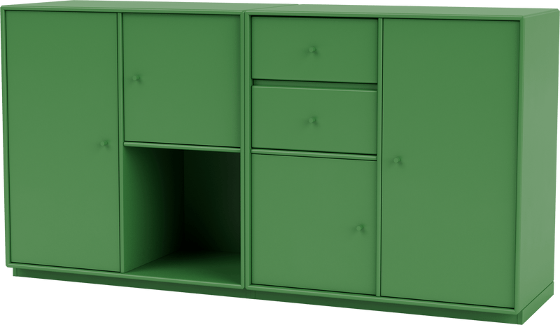 Couple Sideboard - With Plinth Base - Montana - Shelving - Anthracite - 1.2