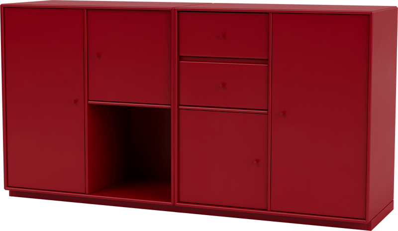 Couple Sideboard - With Plinth Base - Montana - Shelving - Anthracite - 1.2