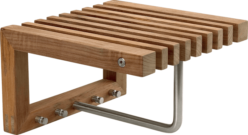 Cutter Mini Wardrobe - Skagerak by Fritz Hansen Coat + Key Racks - Teak - HORNE