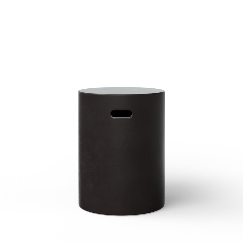 Cylinder Stool - Urbia Stools + Benches + Ottomans - Dark Grey - HORNE