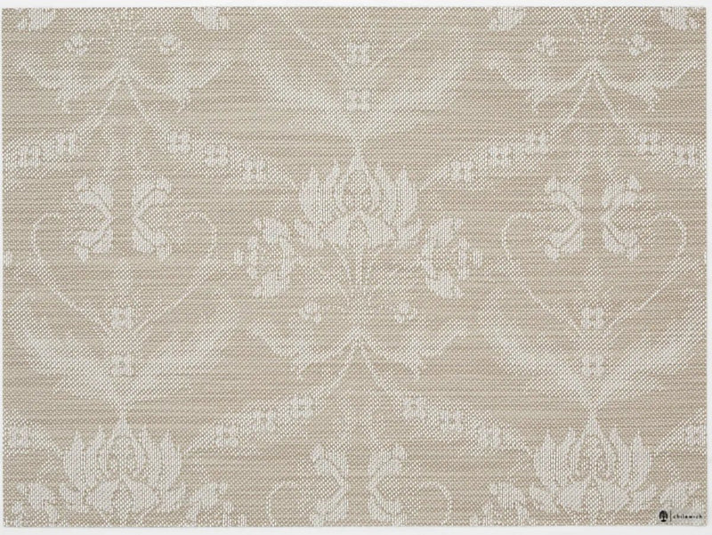 Damask Rectangular Placemat - Set of 4 - Chilewich - Kitchen + Table Linens - Abalone - HORNE