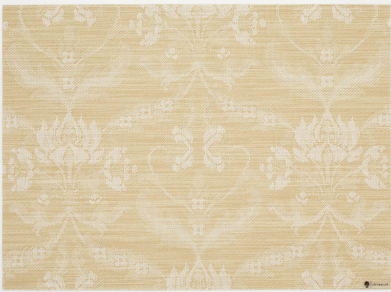 Damask Rectangular Placemat - Set of 4 - Chilewich - Kitchen + Table Linens - Abalone - HORNE