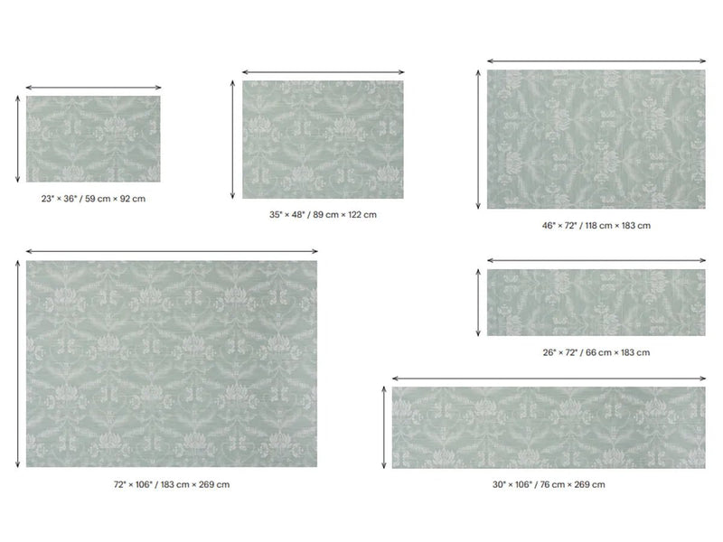 Damask Rug - Chilewich - Rugs - Small - 23