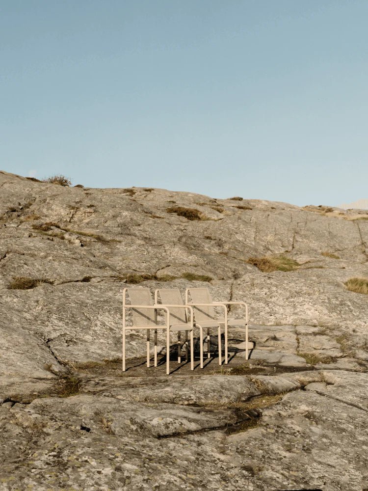 Dapple Chair with Arms - Ferm Living Outdoor Furniture - Cashmere - HORNE