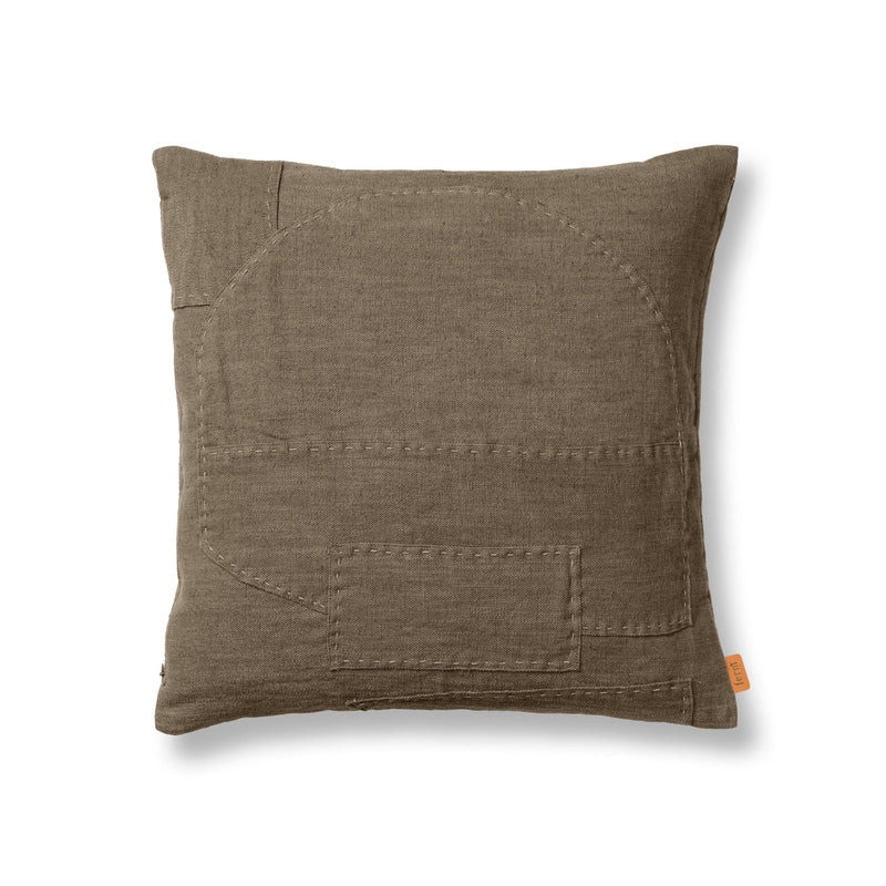 Darn Cushion - Ferm Living - Bedding + Pillows - Blue Grey - HORNE