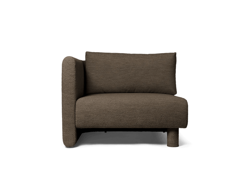 Dase Sofa Armrest - Left - Ferm Living Sofas - Soft Bouclé - Natural - HORNE