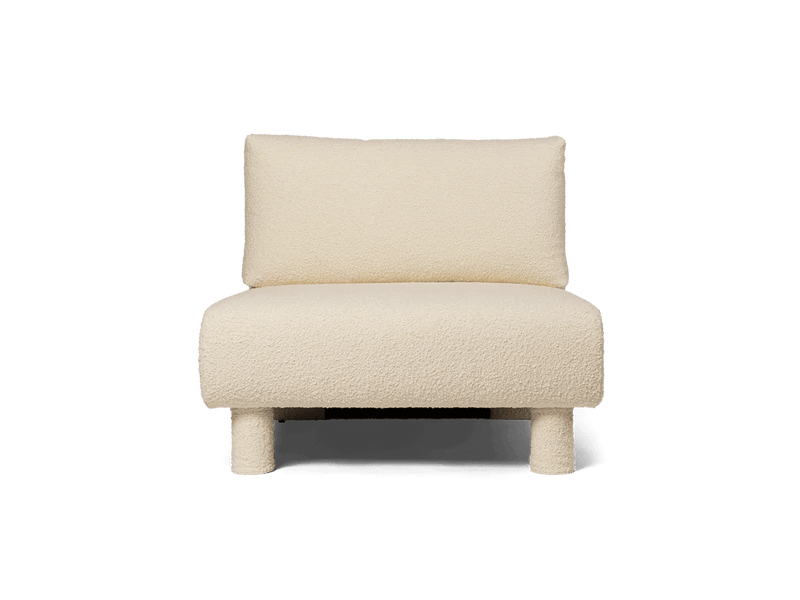 Dase Sofa Center - Ferm Living Sofas - Nordic Bouclé - Off - White - HORNE