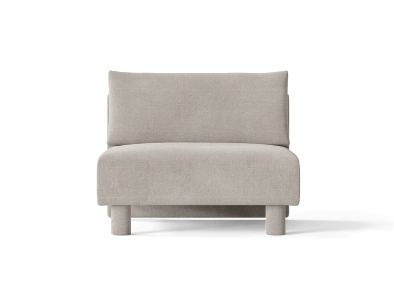 Dase Sofa Center - Ferm Living Sofas - Nordic Bouclé - Off - White - HORNE