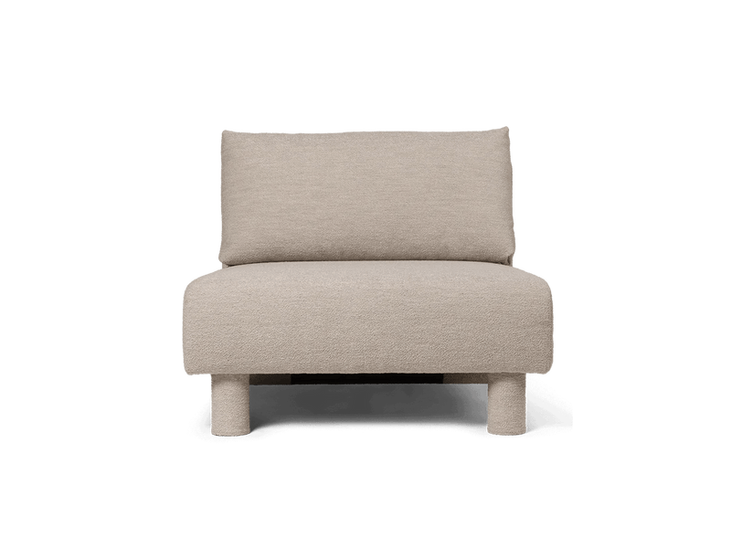 Dase Sofa Center - Ferm Living Sofas - Nordic Bouclé - Off - White - HORNE