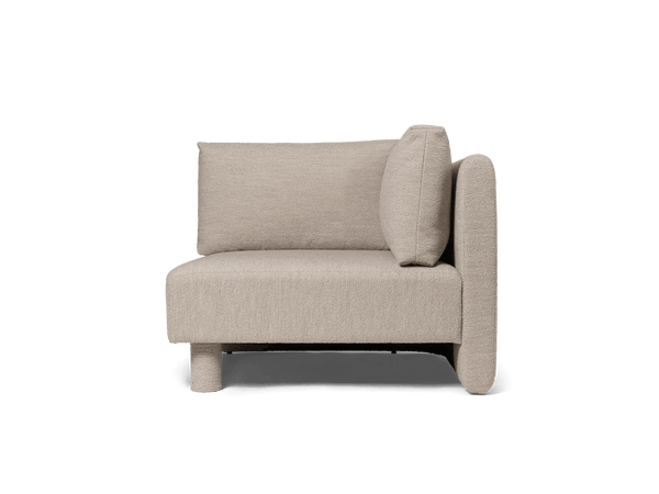 Dase Sofa Corner - Ferm Living Sofas - Soft Bouclé - Natural - HORNE