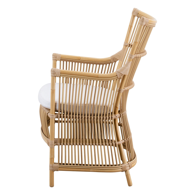 Davinci Chair - Exterior - Sika Design - Outdoor Furniture - Natural - Snow White 100% Polyester - HORNE