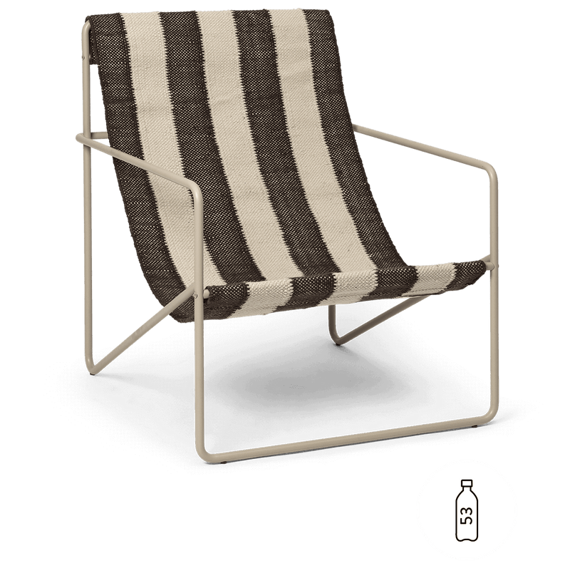 Desert Lounge Chair, Cashmere Frame - Set of 2 - Ferm Living - Chairs - Soil - Soil - HORNE