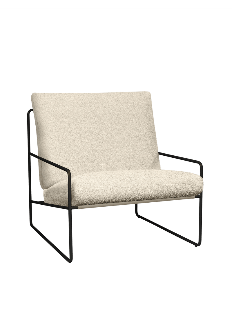 Desert Sofa 1 - Seater - Ferm Living - Sofas - Black/ Chocolate - HORNE