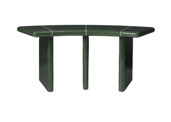 Deya Curved Bench - 110 - Ferm Living Stools + Benches + Ottomans - HORNE