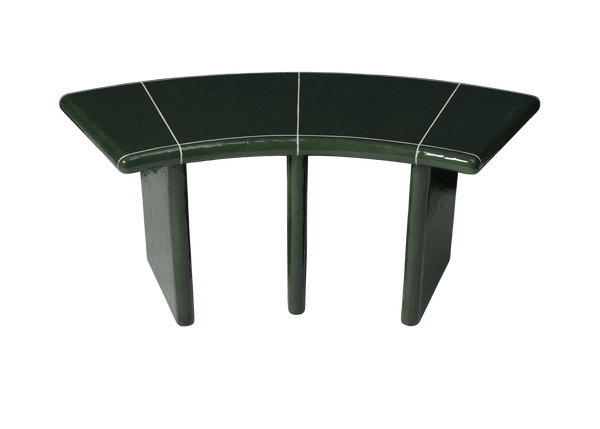 Deya Curved Bench - 110 - Ferm Living Stools + Benches + Ottomans - HORNE