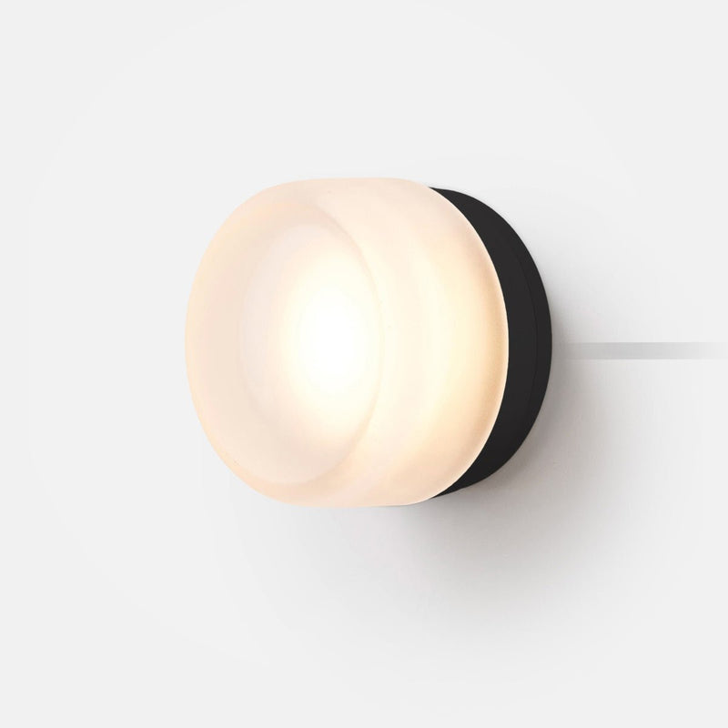 Dimple Corded - Black Anodized - RBW Lighting - White Interior - 2700K (warm white) - Corded Plug - in (Back) / 120V Input - HORNE