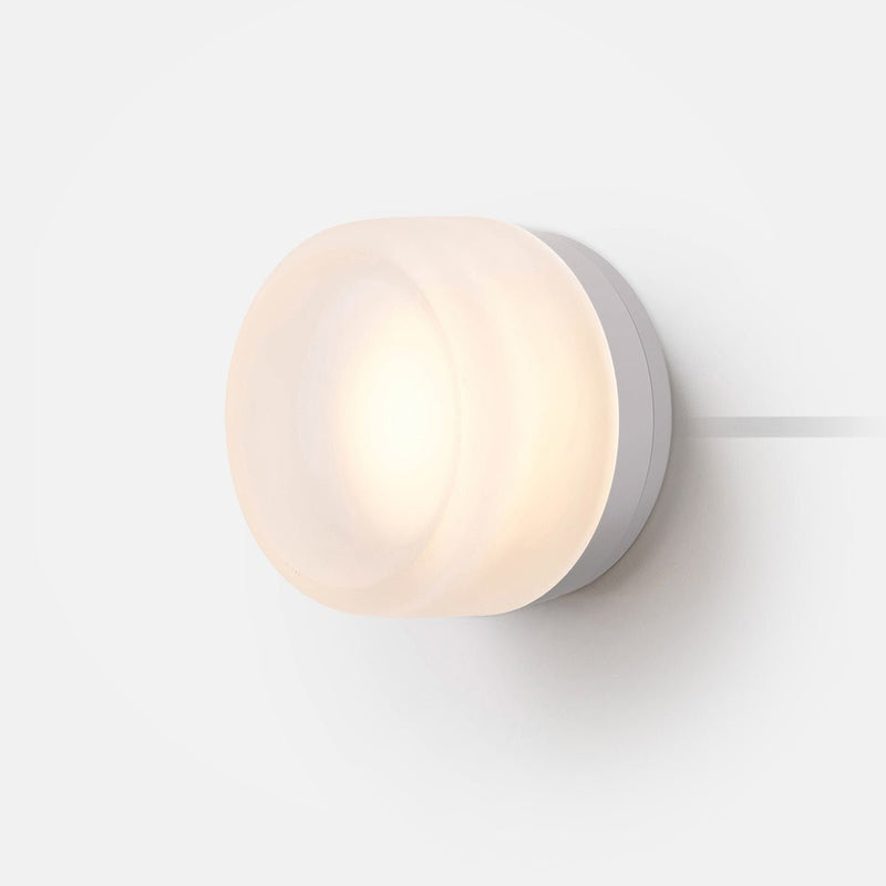 Dimple Corded - Natural Anodized - RBW Lighting - White Interior - 2700K (warm white) - Corded Plug - in (Back) / 120V Input - HORNE