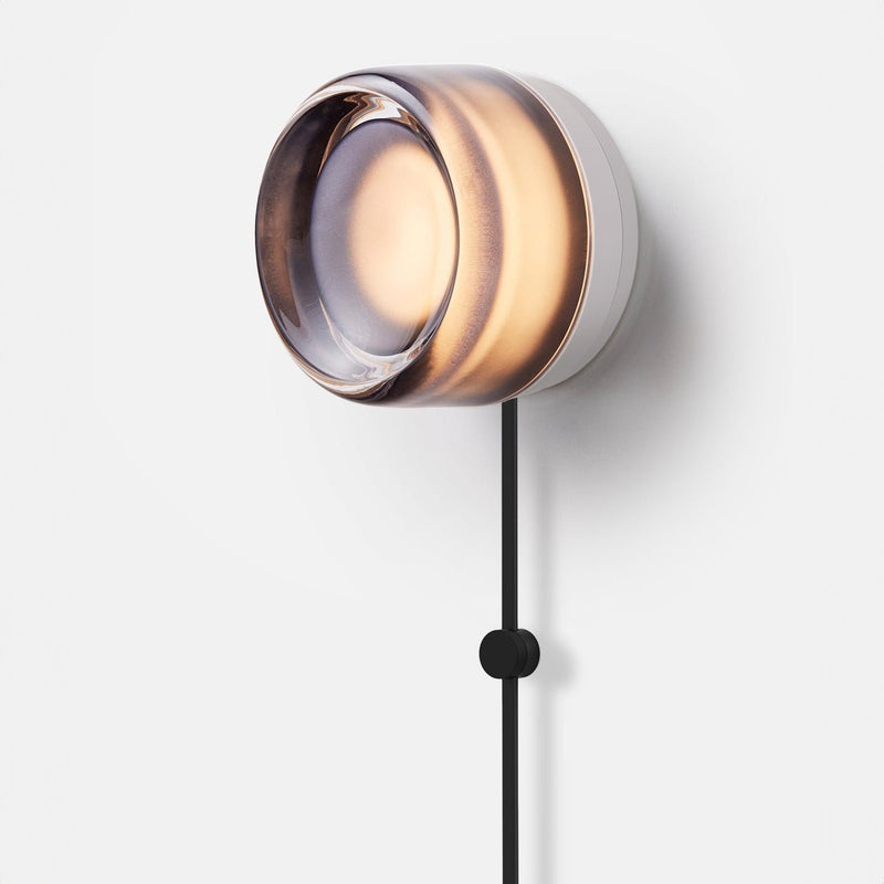 Dimple Corded - Natural Anodized - RBW Lighting - White Interior - 2700K (warm white) - Corded Plug - in (Back) / 120V Input - HORNE