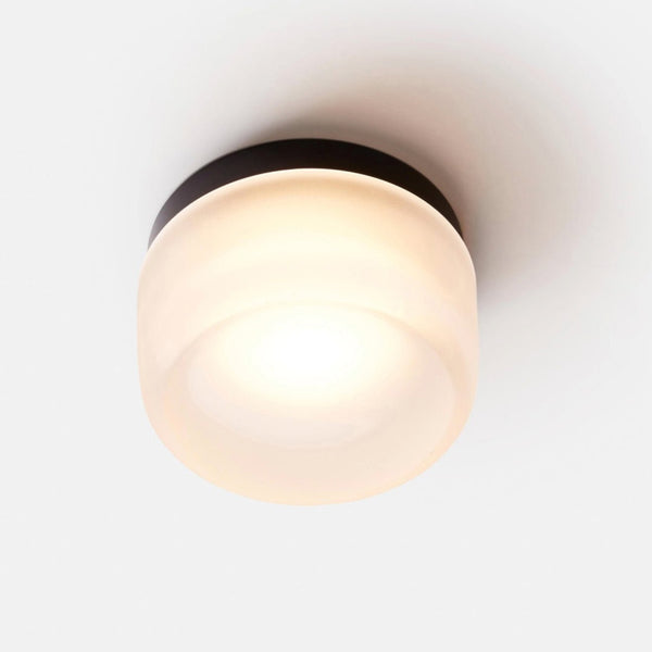 Dimple Flush Mount - Black Anodized - RBW Lighting - Frosted - 2700K (warm white) - IP 20 - HORNE