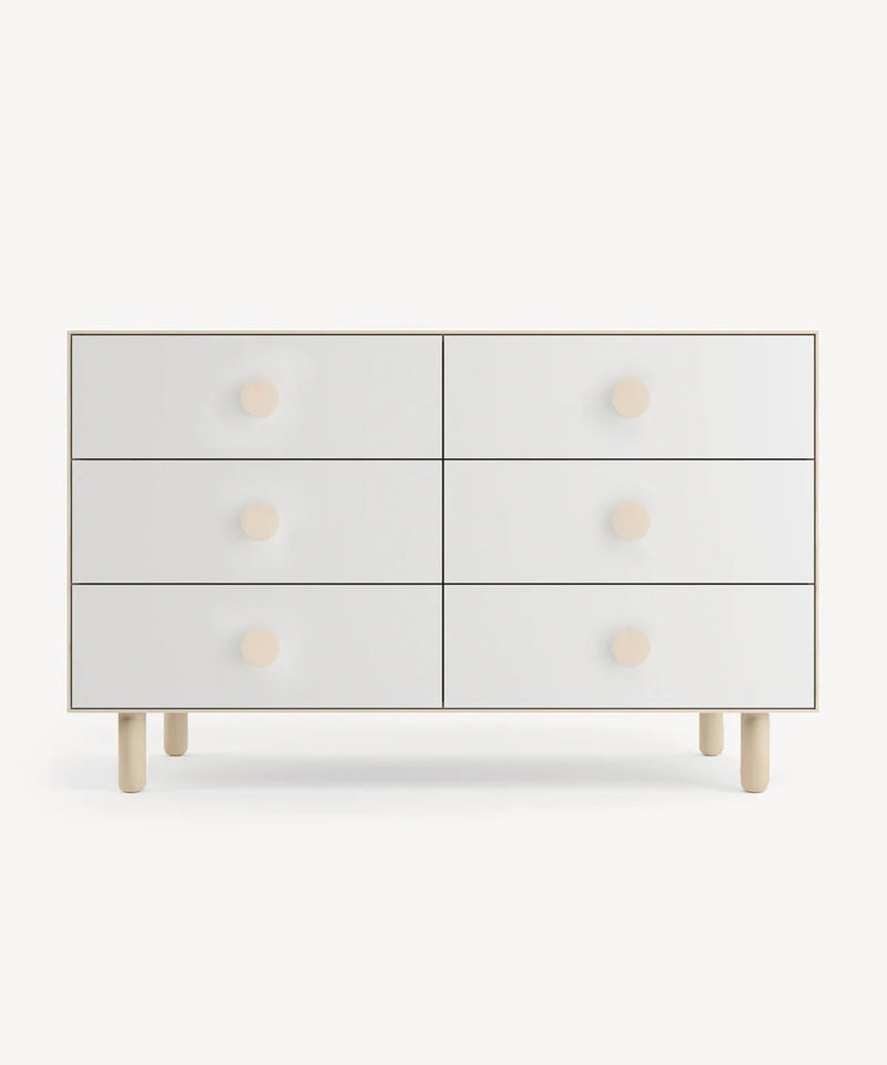 Dot 6 - Drawer Dresser - Oeuf Kids + Baby - Birch - HORNE