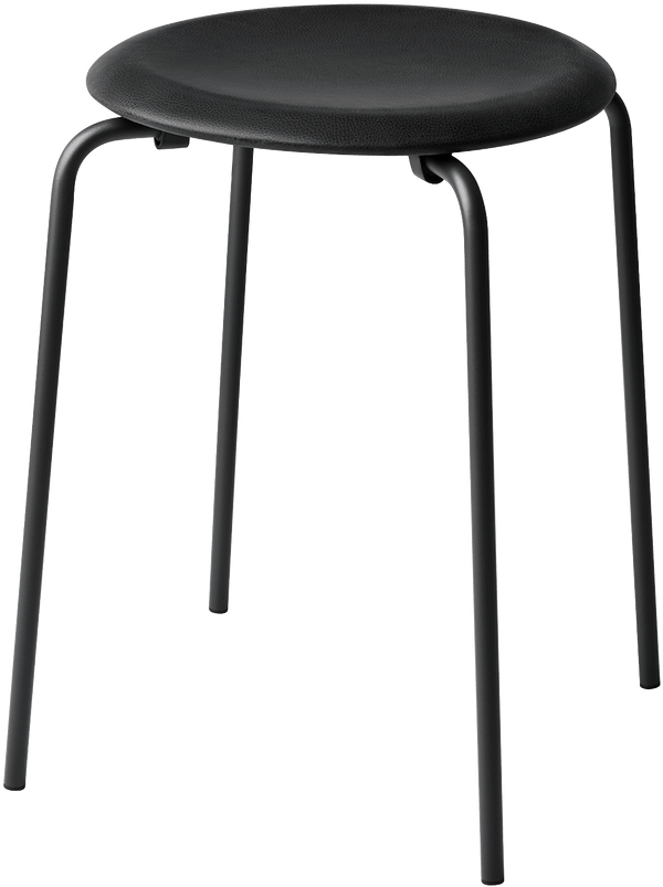 Dot Stool - Fritz Hansen Chairs - Black Matte - HORNE