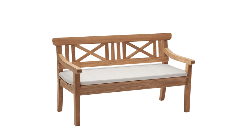 Drachmann Bench 120 Cushion - Skagerak by Fritz Hansen Blankets + Throws + Pillows - Light Apricot/Dark Green - HORNE