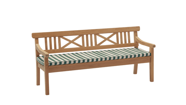 Drachmann Bench 165 Cushion - Skagerak by Fritz Hansen Blankets + Throws + Pillows - Light Apricot/Dark Green - HORNE