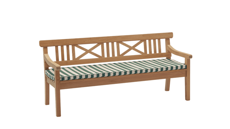 Drachmann Bench 165 Cushion - Skagerak by Fritz Hansen Blankets + Throws + Pillows - Light Apricot/Dark Green - HORNE