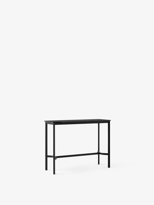 Drip Bar Table - &Tradition Desks - 55" x 20" - Black w. Nero Ingo Fenix Nano Laminate (0720) - HORNE