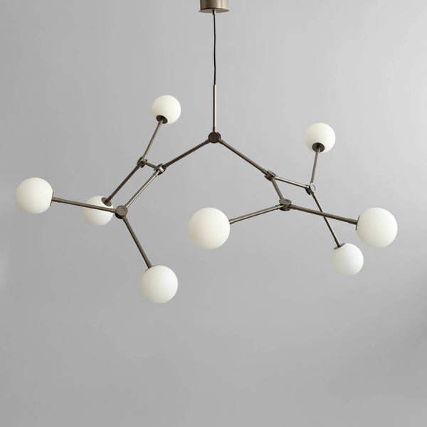 Drop Chandelier Bulp - 101 Copenhagen Lighting - Grande - Grey - HORNE
