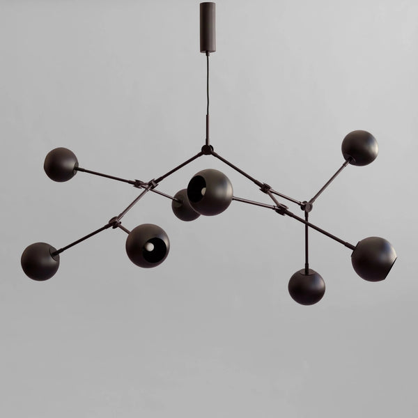 Drop Chandelier Globe - 101 Copenhagen Lighting - Regular - Burned Black - HORNE
