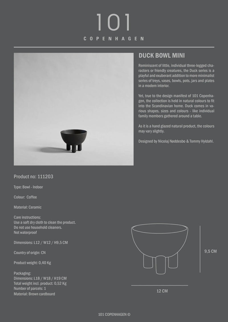 Duck Bowl - 101 Copenhagen Serveware - Big - Sand - HORNE