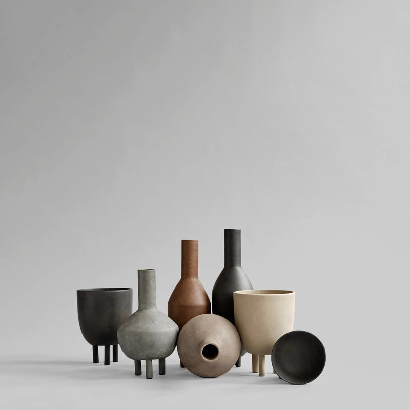 Duck Vase Slim - 101 Copenhagen Vases - Coffee - HORNE