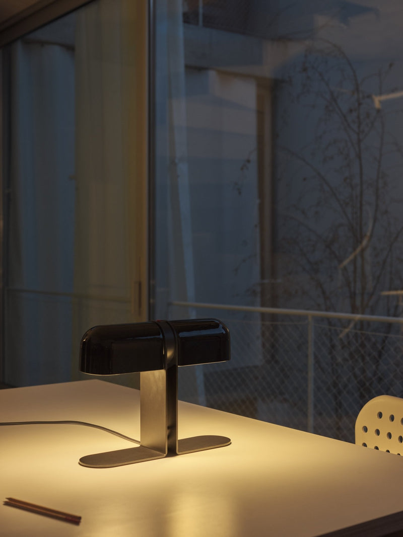 Duo Table Lamp - Santa & Cole - Table + Task - Opaque Black - HORNE