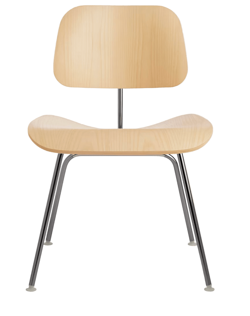 Eames® Molded Plywood Dining Chair - Metal Base - Herman Miller® Chairs - Ebony - Black - HORNE