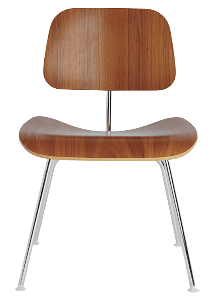 Eames® Molded Plywood Dining Chair - Metal Base - Herman Miller® Chairs - Ebony - Black - HORNE