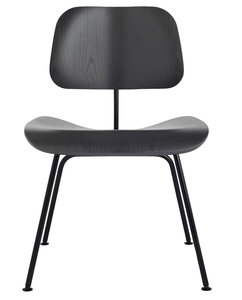 Eames® Molded Plywood Dining Chair - Metal Base - Herman Miller® Chairs - Ebony - Black - HORNE