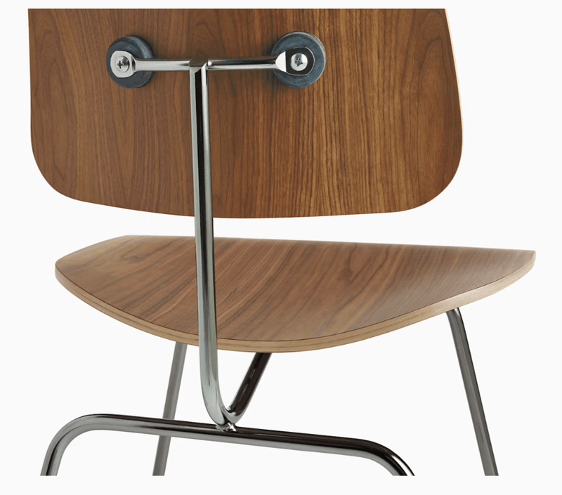 Eames® Molded Plywood Dining Chair - Metal Base - Herman Miller® Chairs - Ebony - Black - HORNE