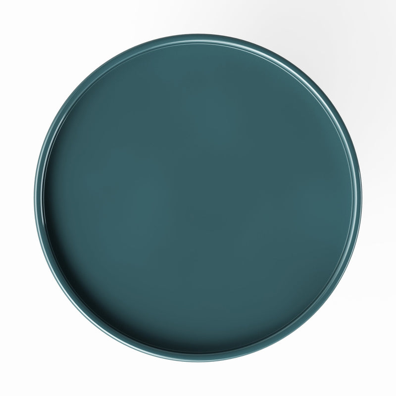 Eclat - Sofia Enamel End Table - Urbia Coffee Tables - Aegean Teal - HORNE