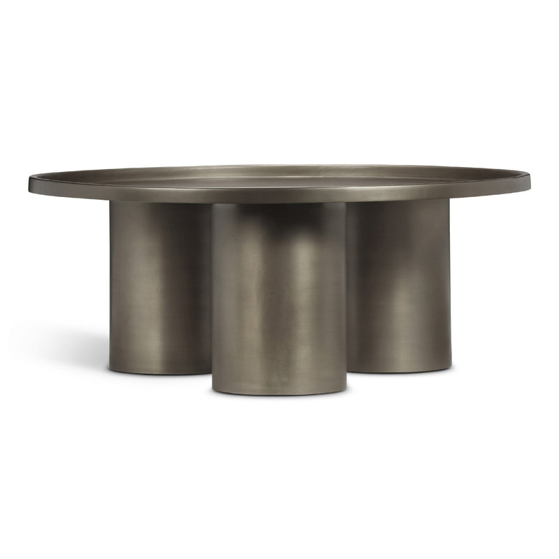 Eclat - Sofia Industrial Coffee Table - Urbia Coffee Tables - Industrial Nickel - HORNE
