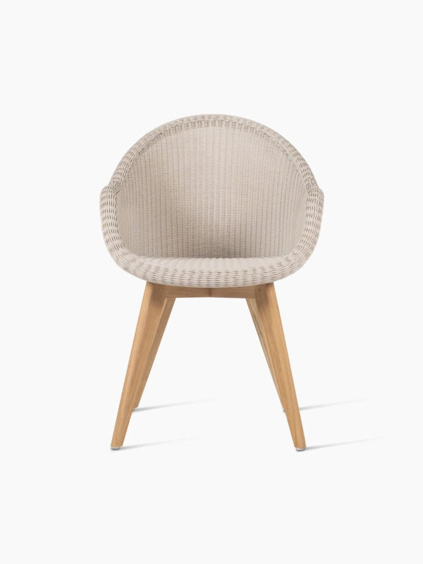 Edgard Dining Chair - Vincent Sheppard Chairs - Old Lace - Dark Smoke - HORNE