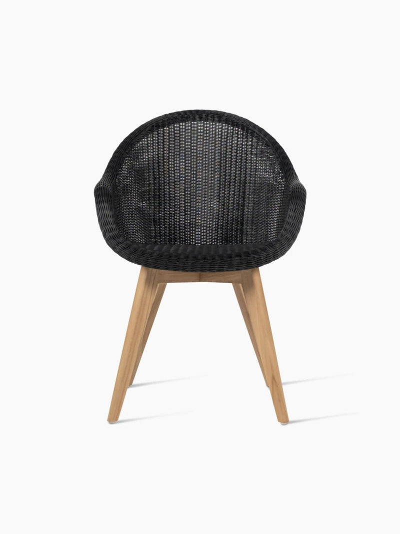 Edgard Dining Chair - Vincent Sheppard Chairs - Old Lace - Dark Smoke - HORNE