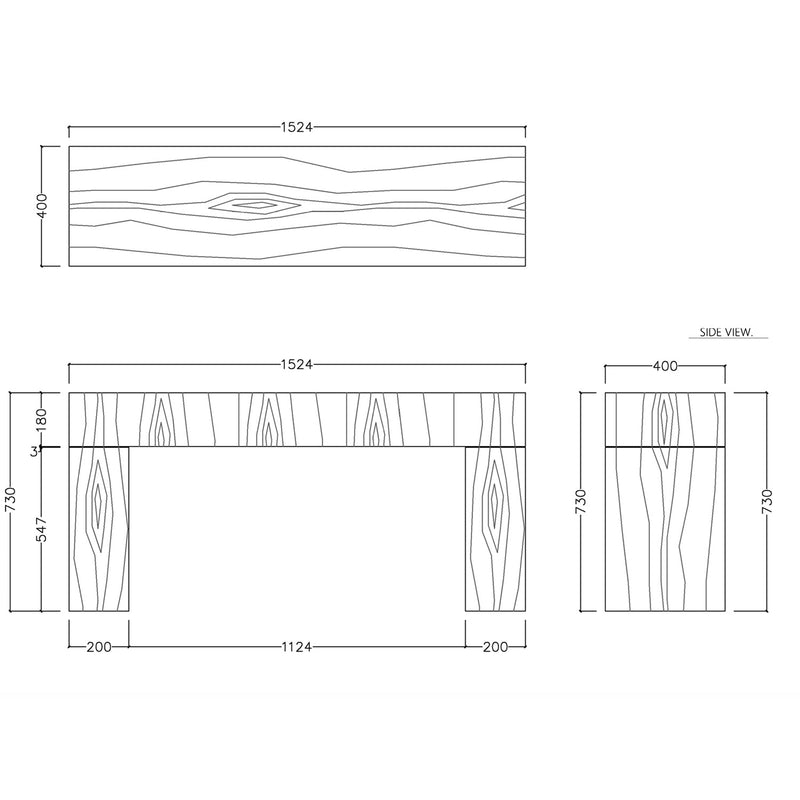 Eka Console Table - 60
