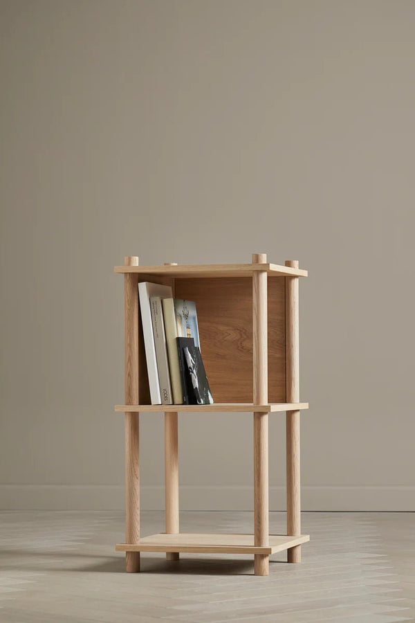 Elevate Bottom D - 2 pcs - Woud Shelving - White - HORNE