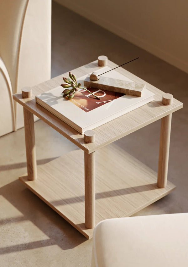 Elevate Connector B - 2 pcs - Woud Shelving - White - HORNE