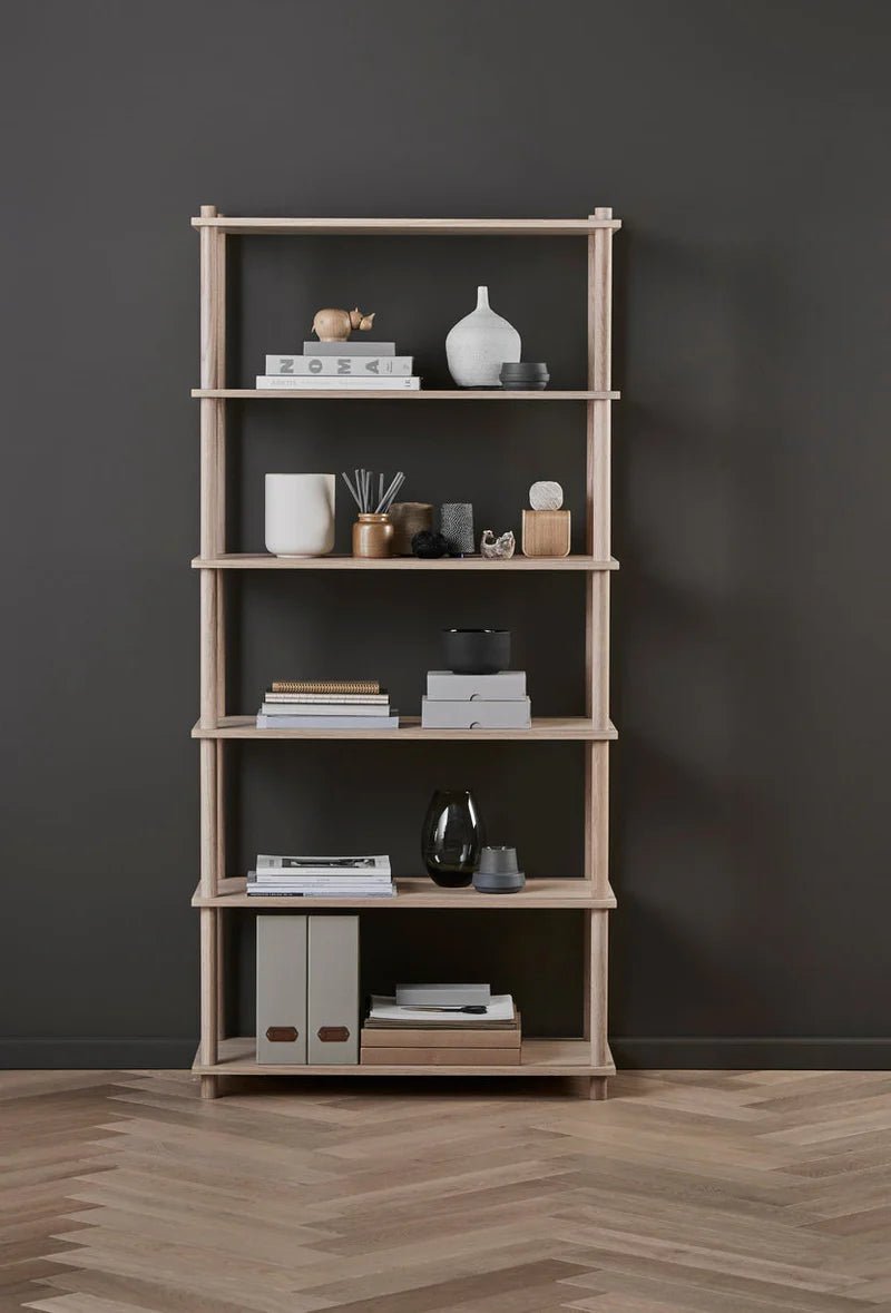 Elevate Shelving System - 5 - Woud - Shelving - Oak - HORNE